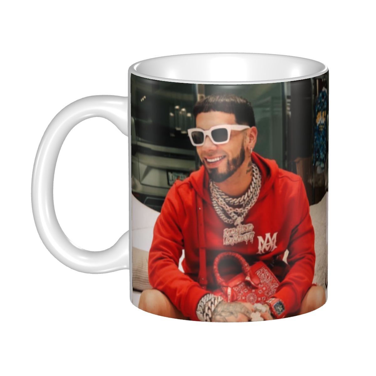 Coffee Tea Friends - Керамические волшебные кружки Anuel AA, 350