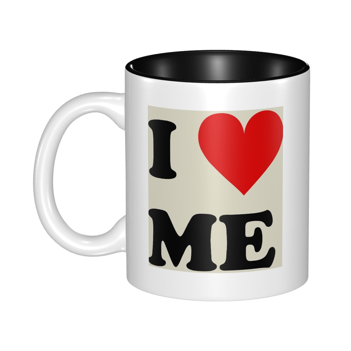 Coffee Tea You And Me - Кружка с сердечками I Love Me,