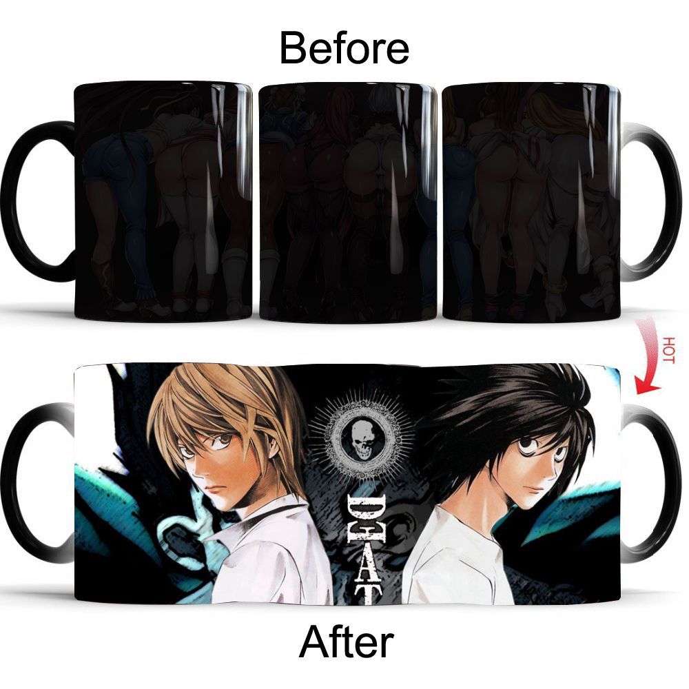 Coffee Tea Friends - Кружка Death Note, меняющая цвет, аниме,