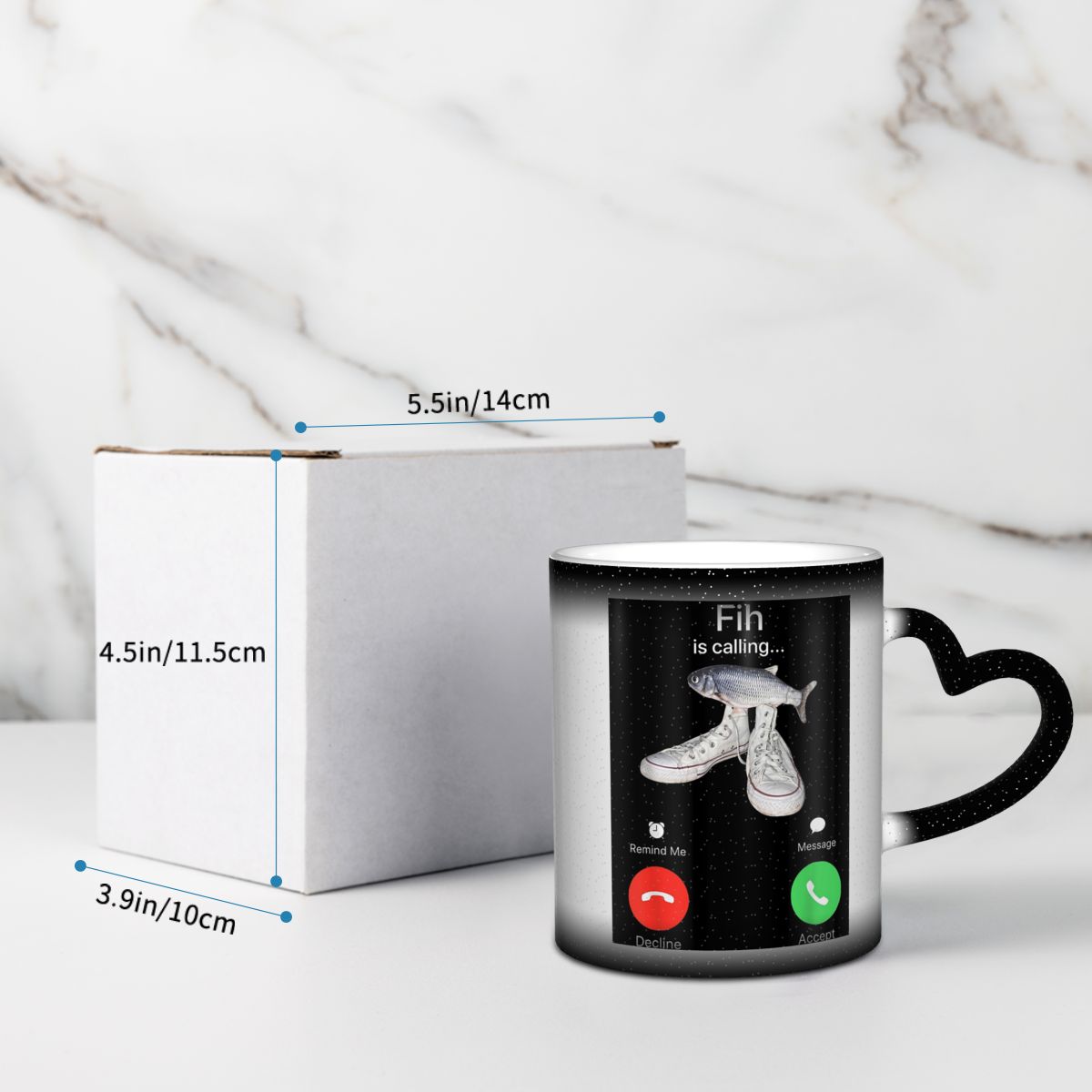 Кружка с изображением рыбака,  – обзор и цена Coffee Tea You And Me