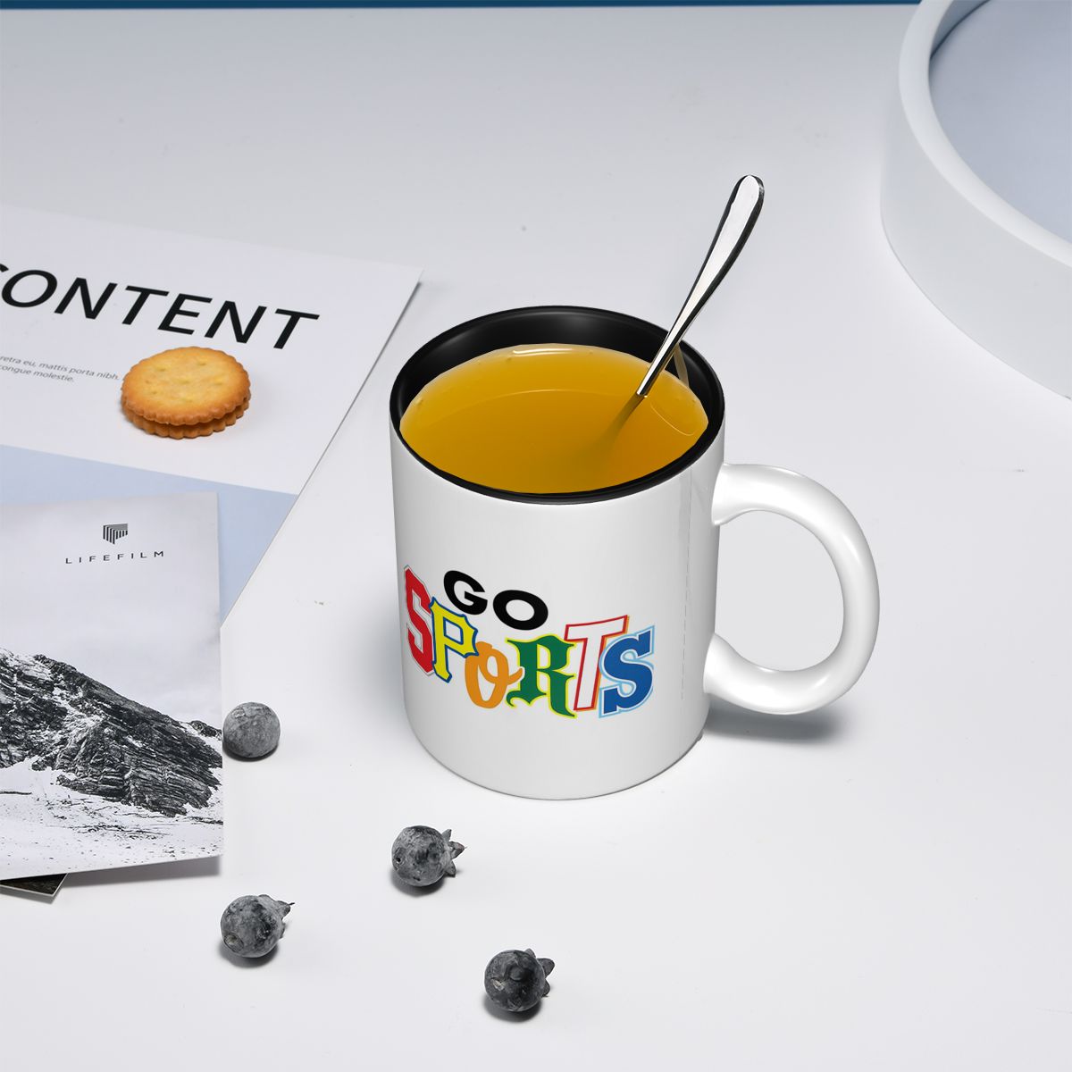 Кружка Go Sports с разными шри – обзор и цена Coffee Tea Font