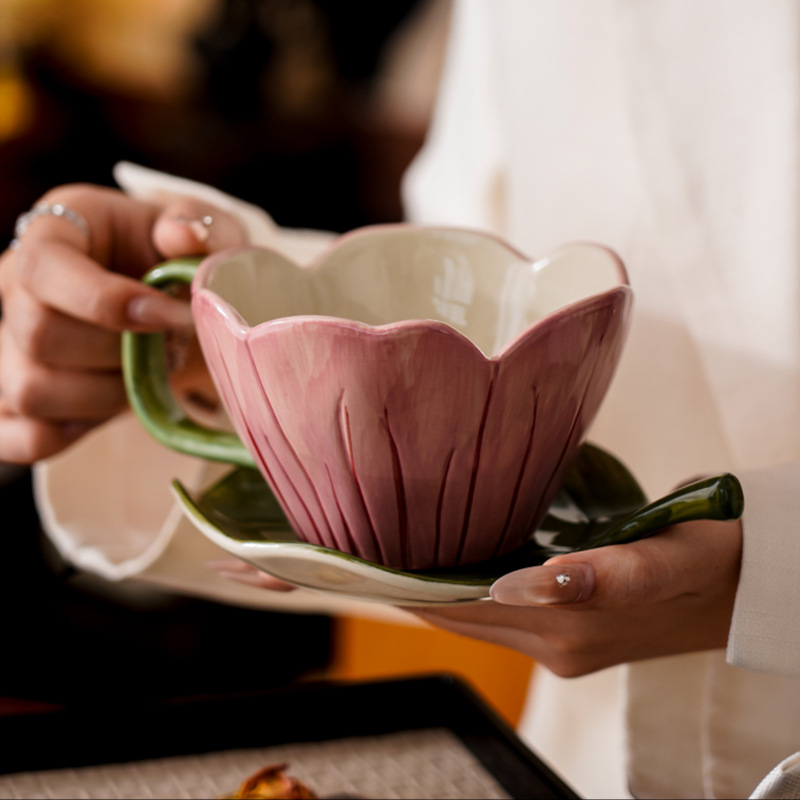 Необычная ручная роспись, набо – обзор и цена Coffee Tea Flower