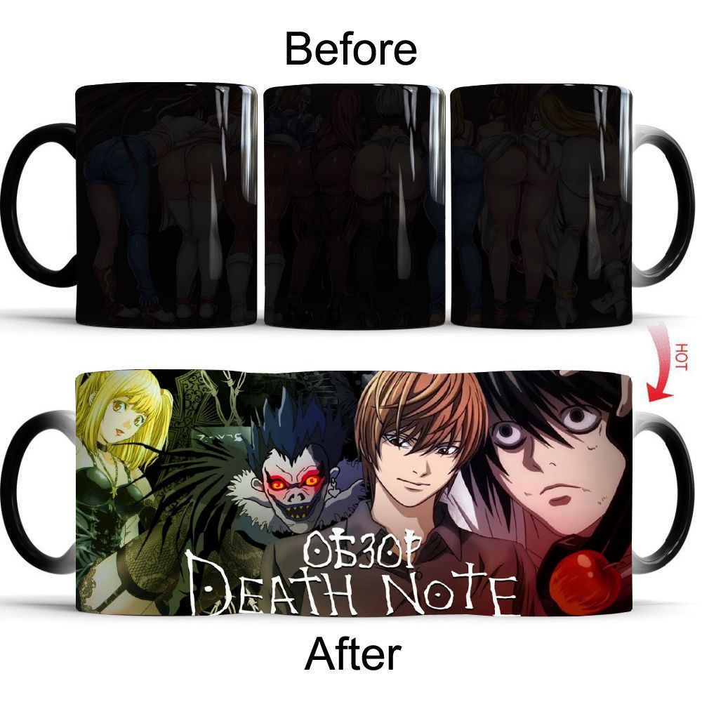 Кружка Death Note, меняющая цв – обзор и цена Coffee Tea Friends